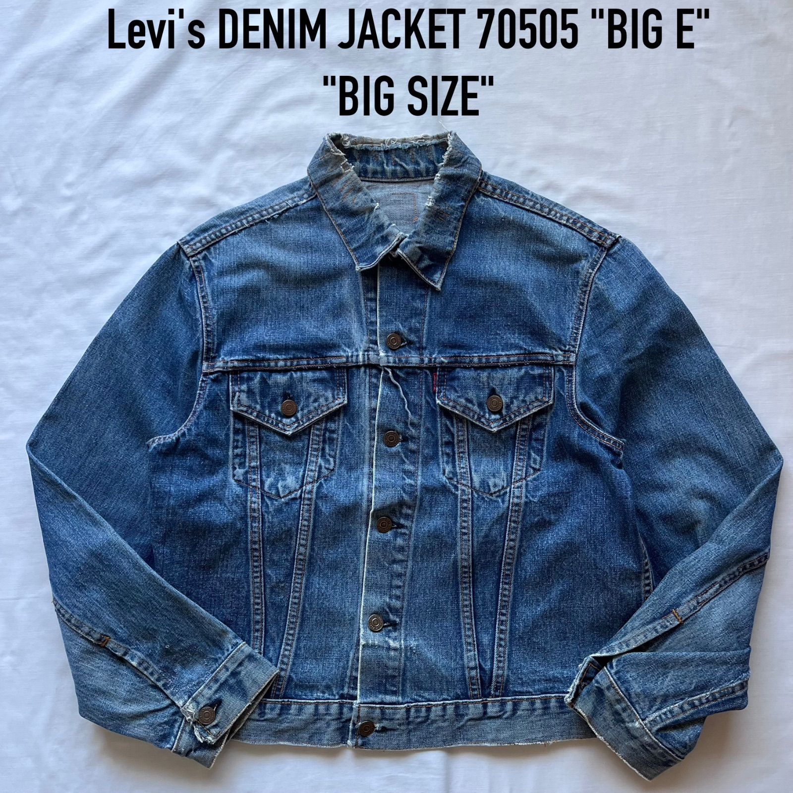 levi's リーバイス levis デニムジャケット gジャン 70505 bige 44 46