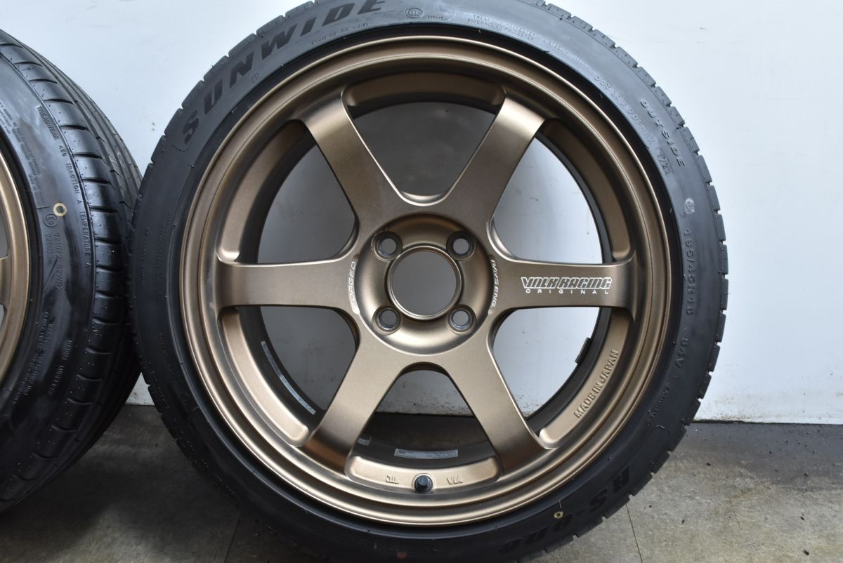 希少 S660 サイズ】RAYS ボルクレーシング TE37 SONIC 16in 7J +25 8J