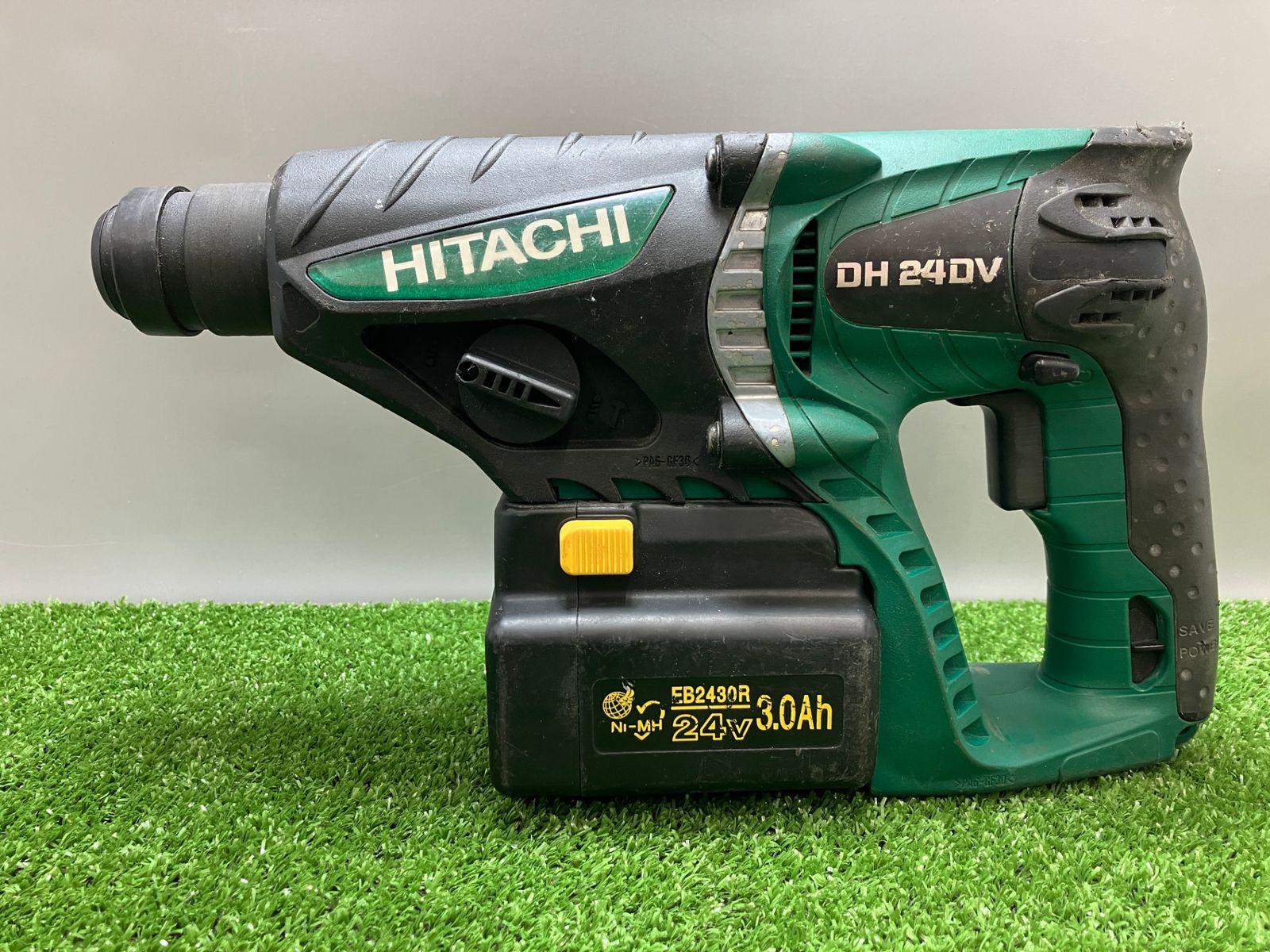 ジャンク品】【0936】日立工機(HITACHI) 24㎜コードレスハンマドリル