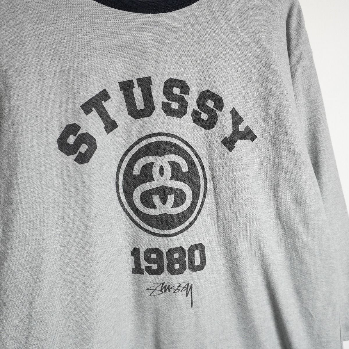 正規 OLD STUSSY オールド ステューシー リバーシブル SSリンク ロゴ