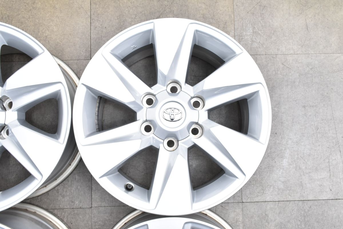 美品◆トヨタ ランドクルーザープラド150後期 純正ホイール17インチ4本セット トヨタ 150 ランドクルーザー プラド 純正 17インチアルミホイール 4本