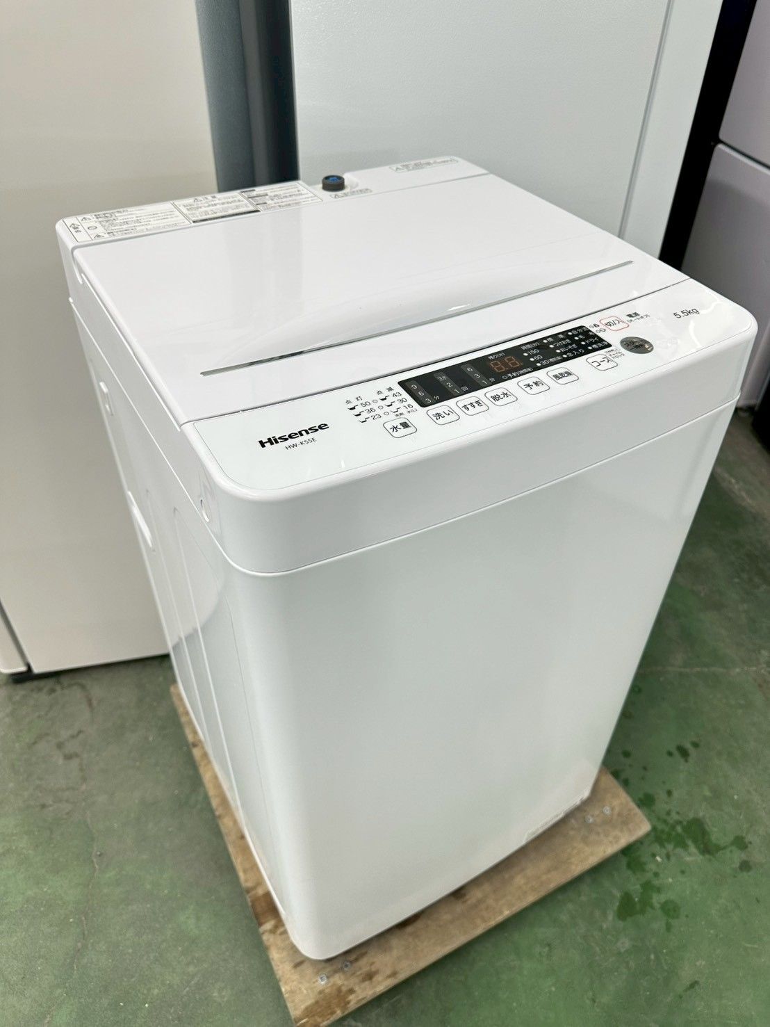 高年式 大阪 3か月保障付き 洗濯機 ハイセンス 5 kg HW K 55 E IS 1047