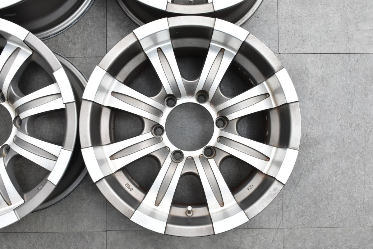 専用16 深リム ゼロセット】MR371 16in 8J ±0 PCD139.7 4本 ランドクルーザー