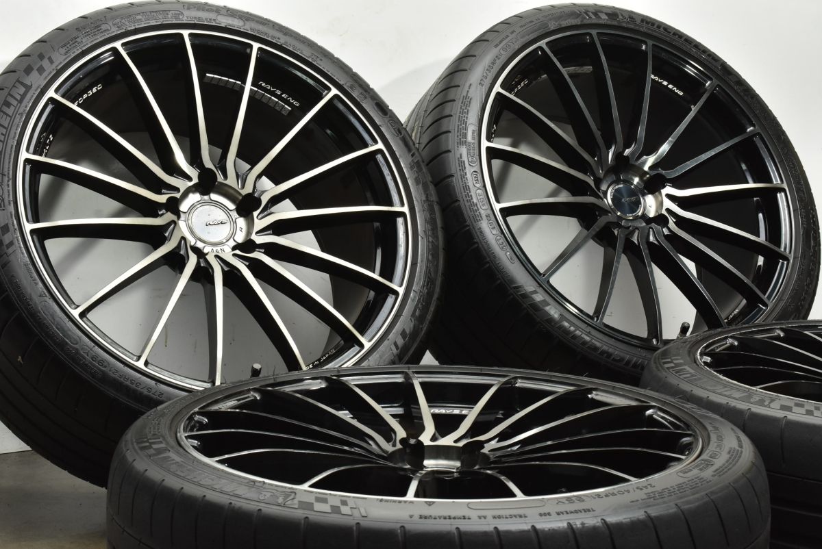 カスタム用に RAYS WALTZ A N 21 15 R L in 9 J 32 10 43 PCD 120 ミシュラン 245 40 275 35 レクサス LC 500 h LS