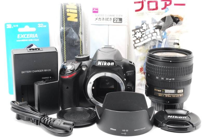 Nikon D3200 ガイド機能 一眼レフカメラ スマホ転送 シングルレンズ 高画質一眼レフ⭐️Nikon D3200⭐️スマホ転送できる♪⭐️動画撮影可