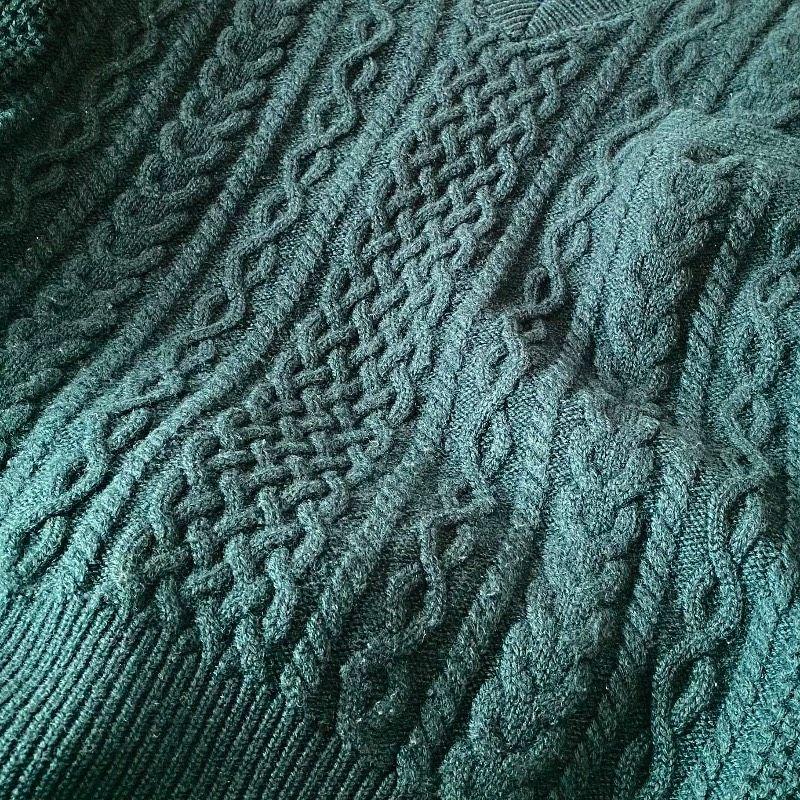 sacai luck サカイ ラック ドッキングワンピース ケーブルニット