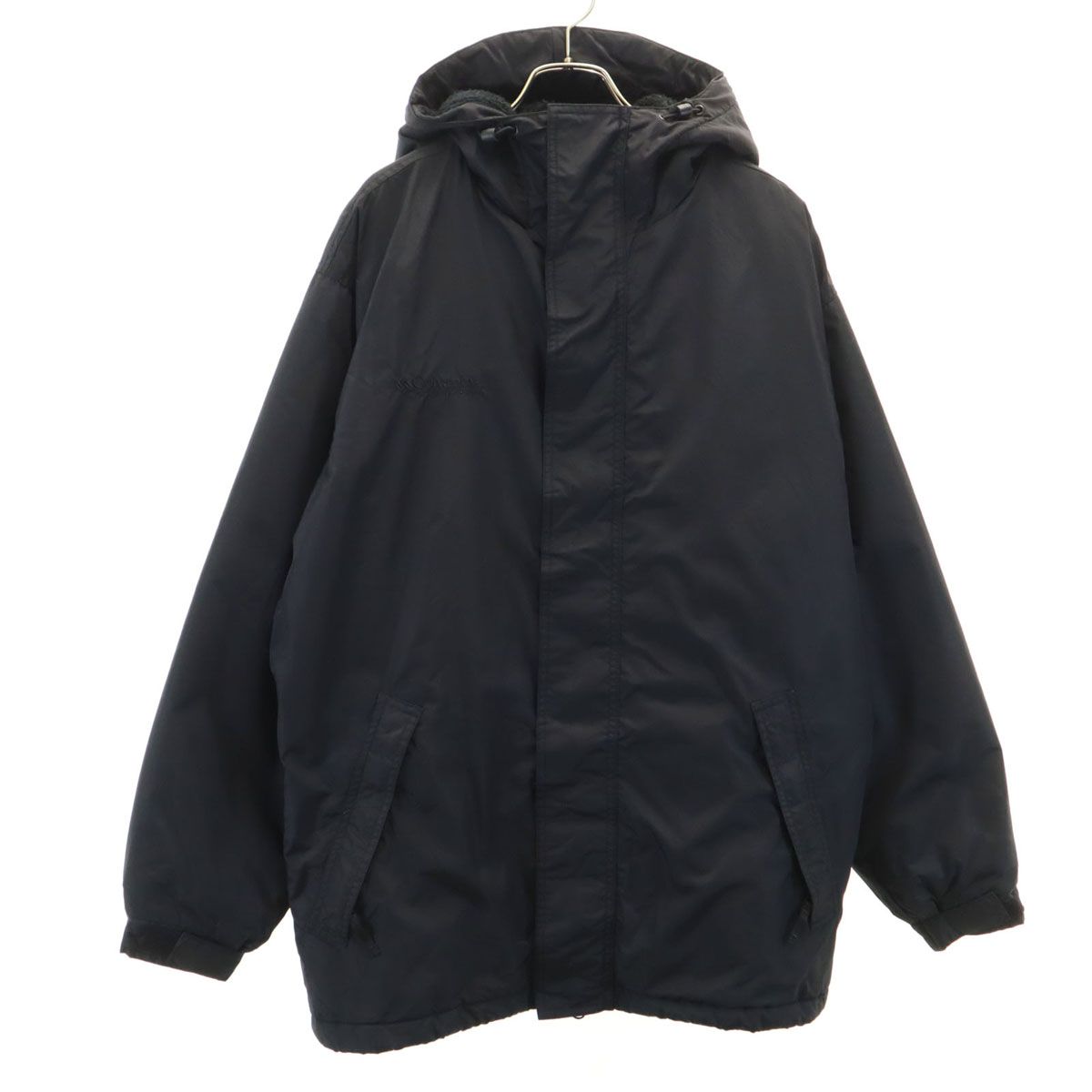 Columbia コロンビア アウトドア 中綿ジャケット L ブラック系 裏ボア 
