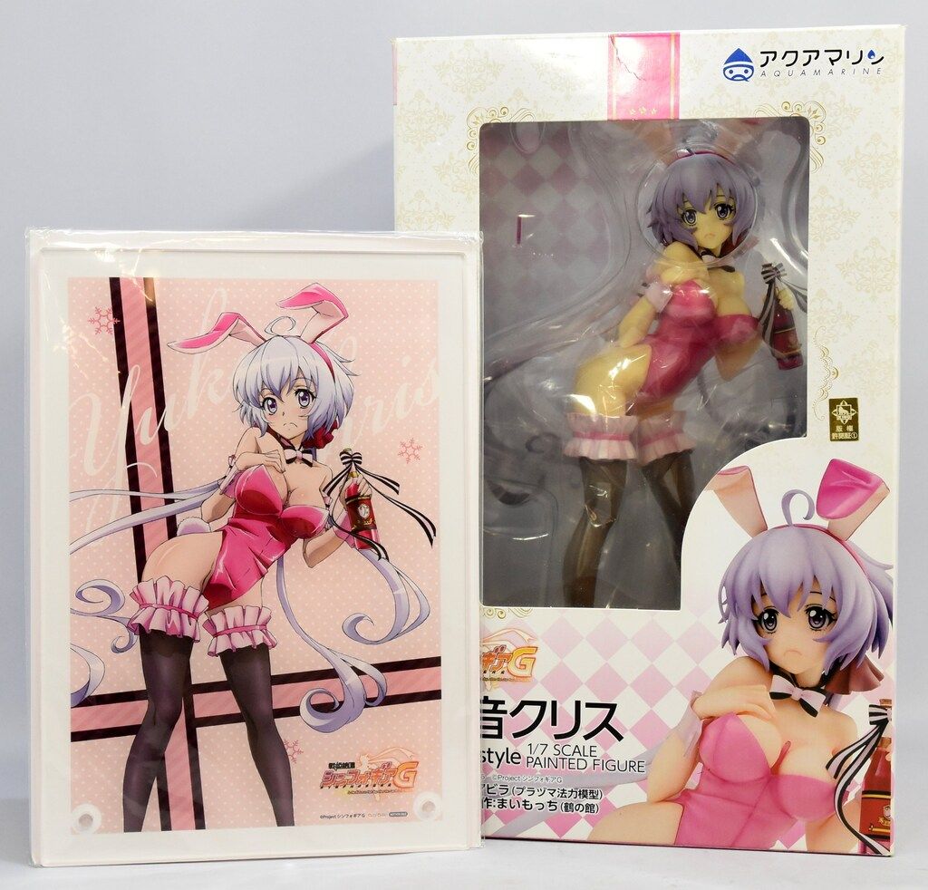 アクアマリン シンフォギアG 雪音クリス バニースタイル 特典 アクリルキャラクタープレート 付き