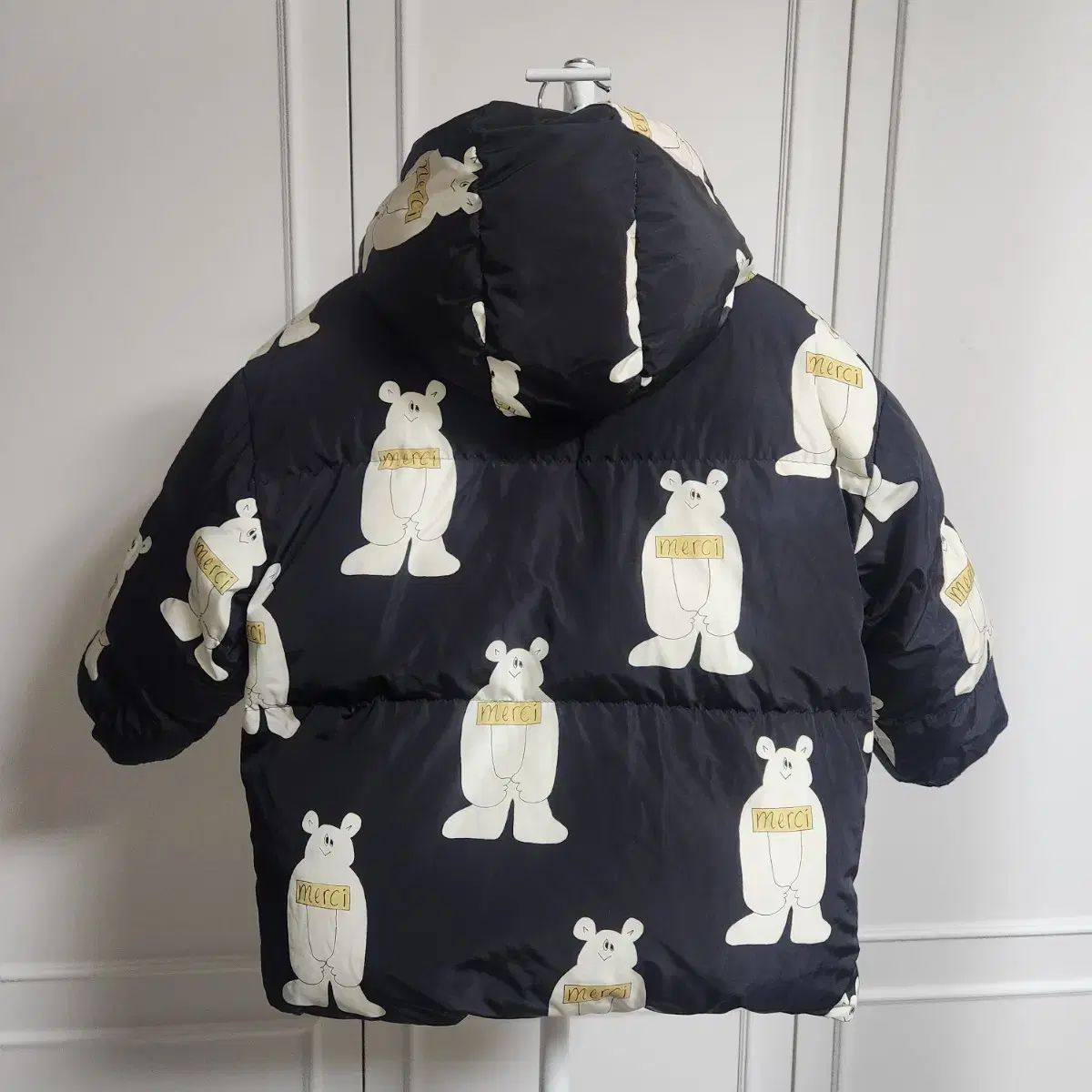 リミテドゥドゥ ブラックベア リバーシブル ダウン M