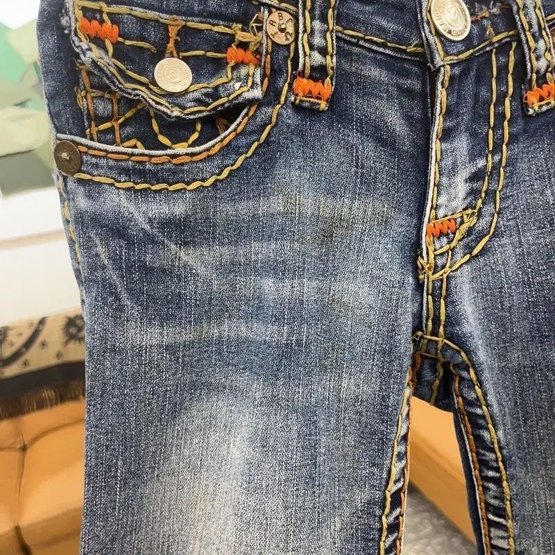 トゥルーレリジョン　y2k デニム　蛍光 トゥルーレリジョン y2k デニム 蛍光 トゥルーレリジョンy2k デニム蛍光