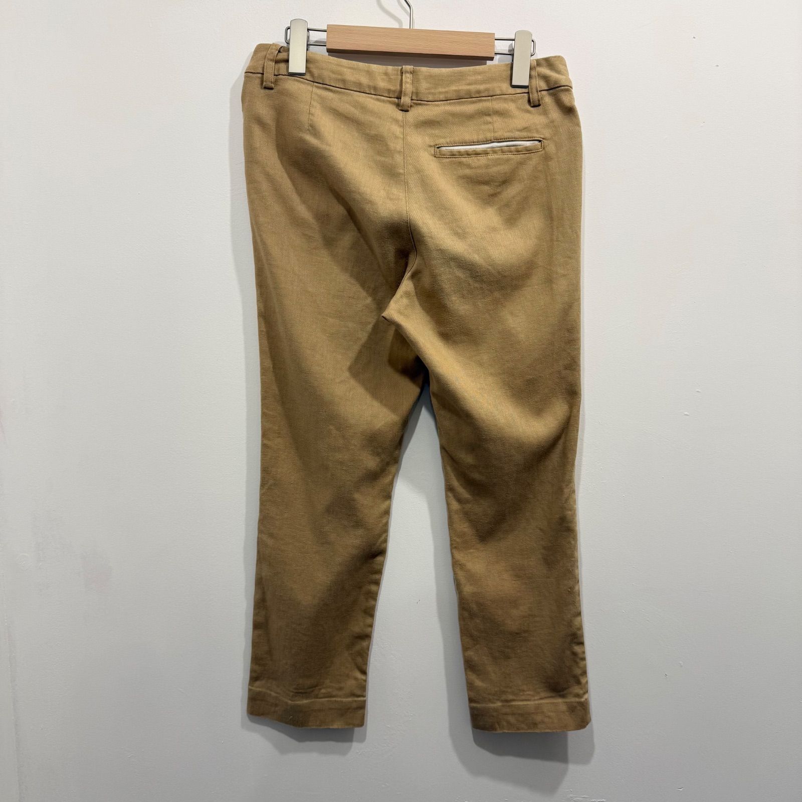PAL'LAS PALACE パラスパレス リネン 麻 パンツ ベージュ サイズ3
