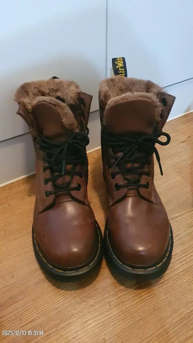 DR. MARTENS ドクターマーチン 1460 セレナ ファー ブラウン ファーブーツ 冬 ウォーカーブーツ