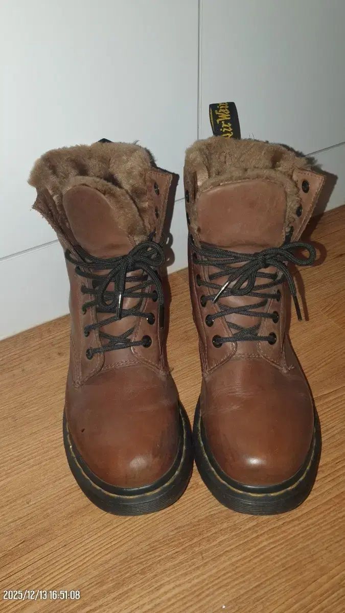 DR MARTENS ドクターマーチン 1460 セレナ ファー ブラウン ファーブーツ 冬 ウォーカーブーツ