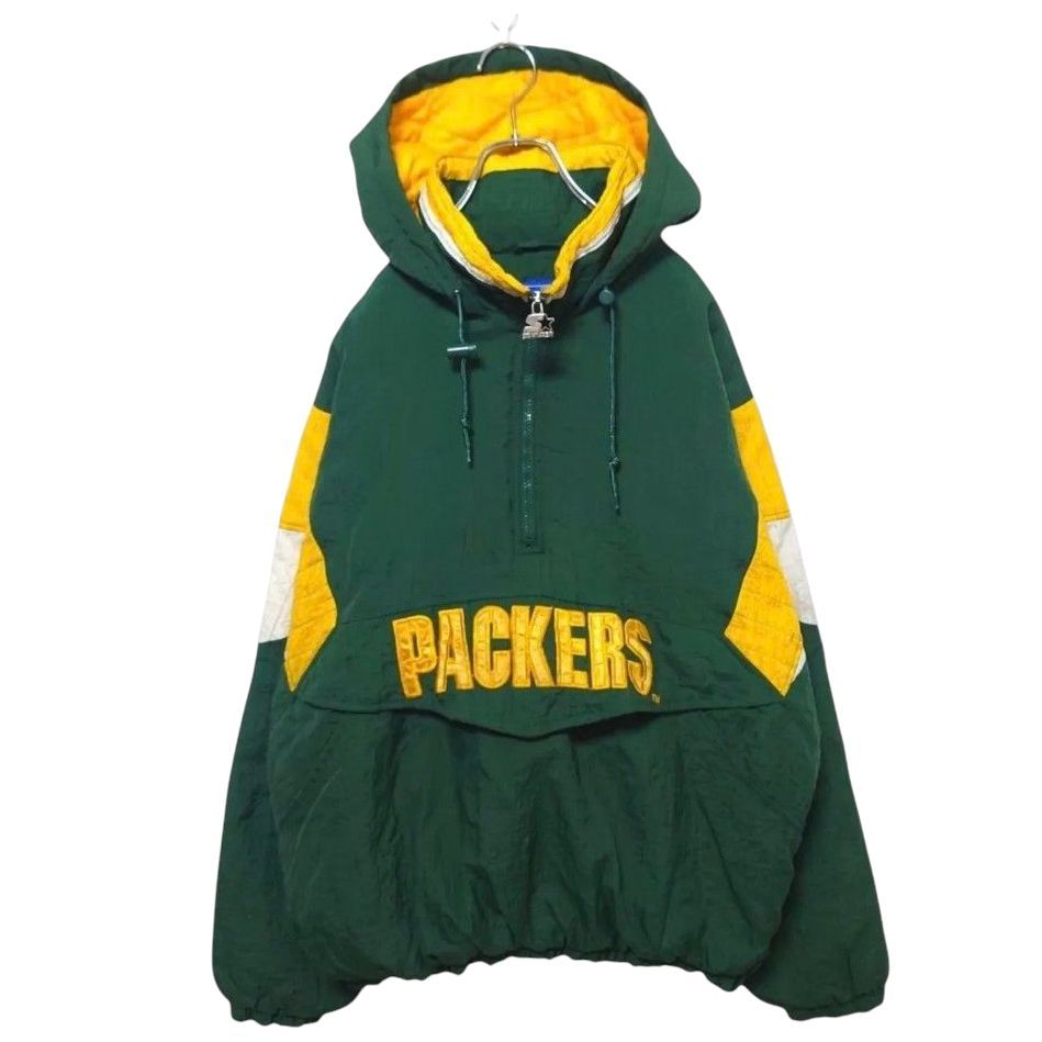 【STARTER】PACKERS 中綿入り アノラックパーカー A-2409 STARTER】PACKERS 中綿入り アノラックパーカー A-2409 - メルカリ