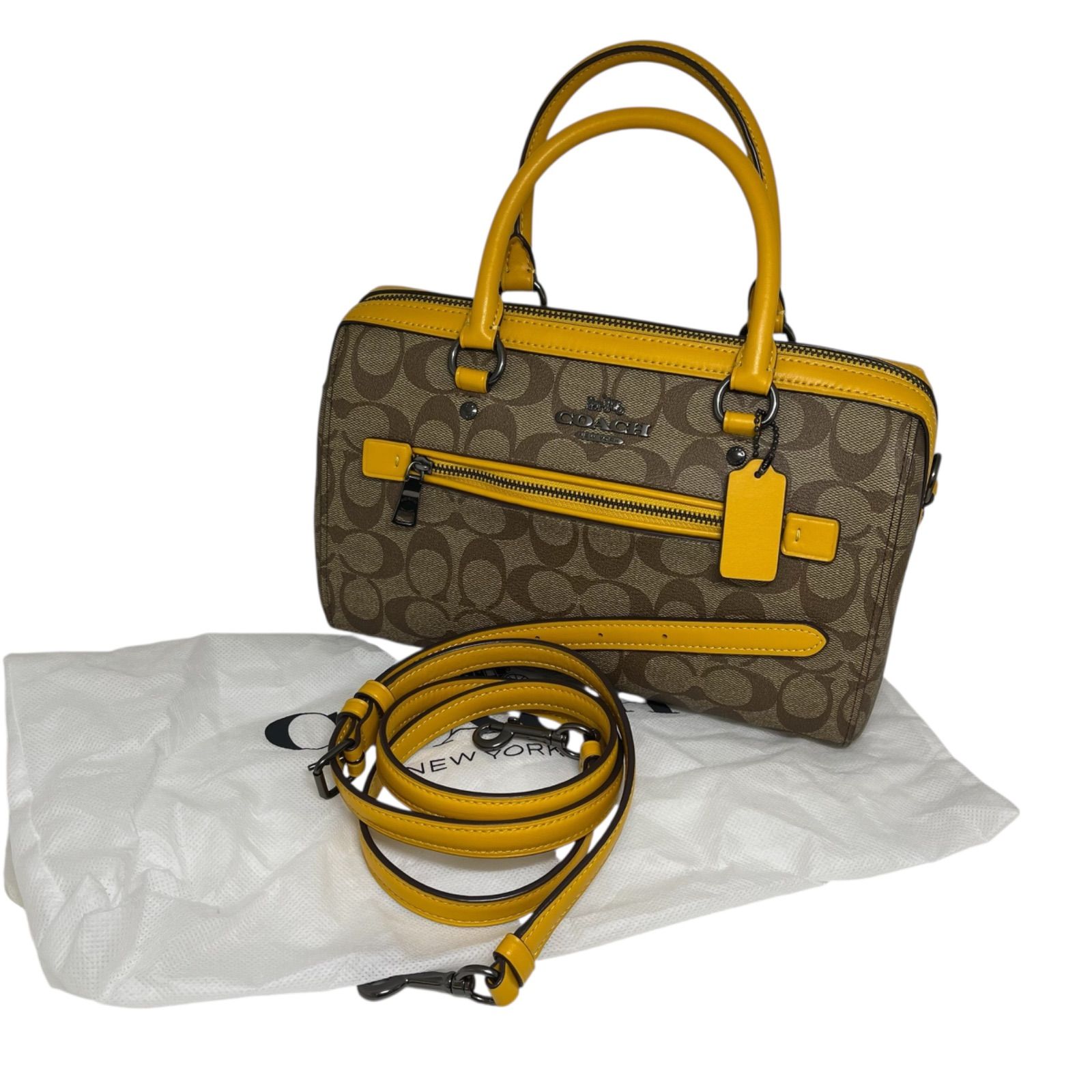 COACH【コーチ】ローアンサッチェル シグネチャー キャンバス 83607