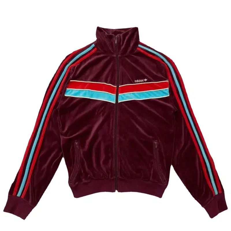 ADIDAS オールドスクール ツアーベルベット トラックジャケット 110