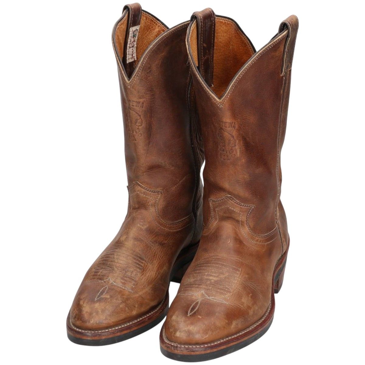 古着 90年代 チペワ 白タグ ウエスタンブーツ 9 D メンズ27.0 cm相当 ヴィンテージ|saa 014459