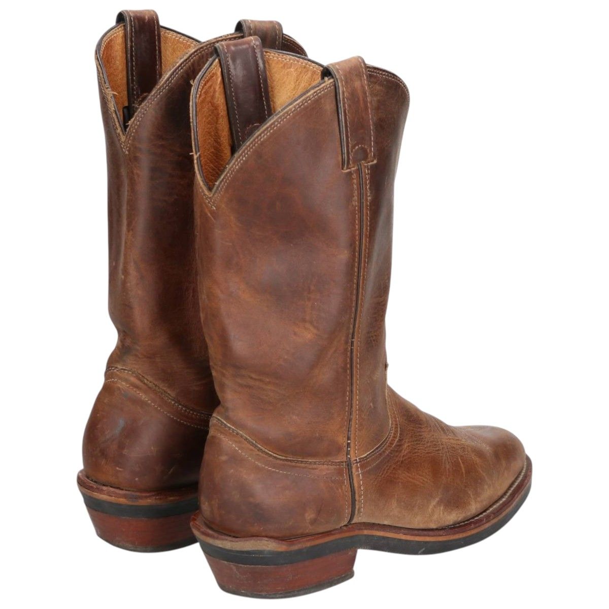 古着 90年代 チペワ 白タグ ウエスタンブーツ 9 D メンズ27.0 cm相当 ヴィンテージ saa 014459