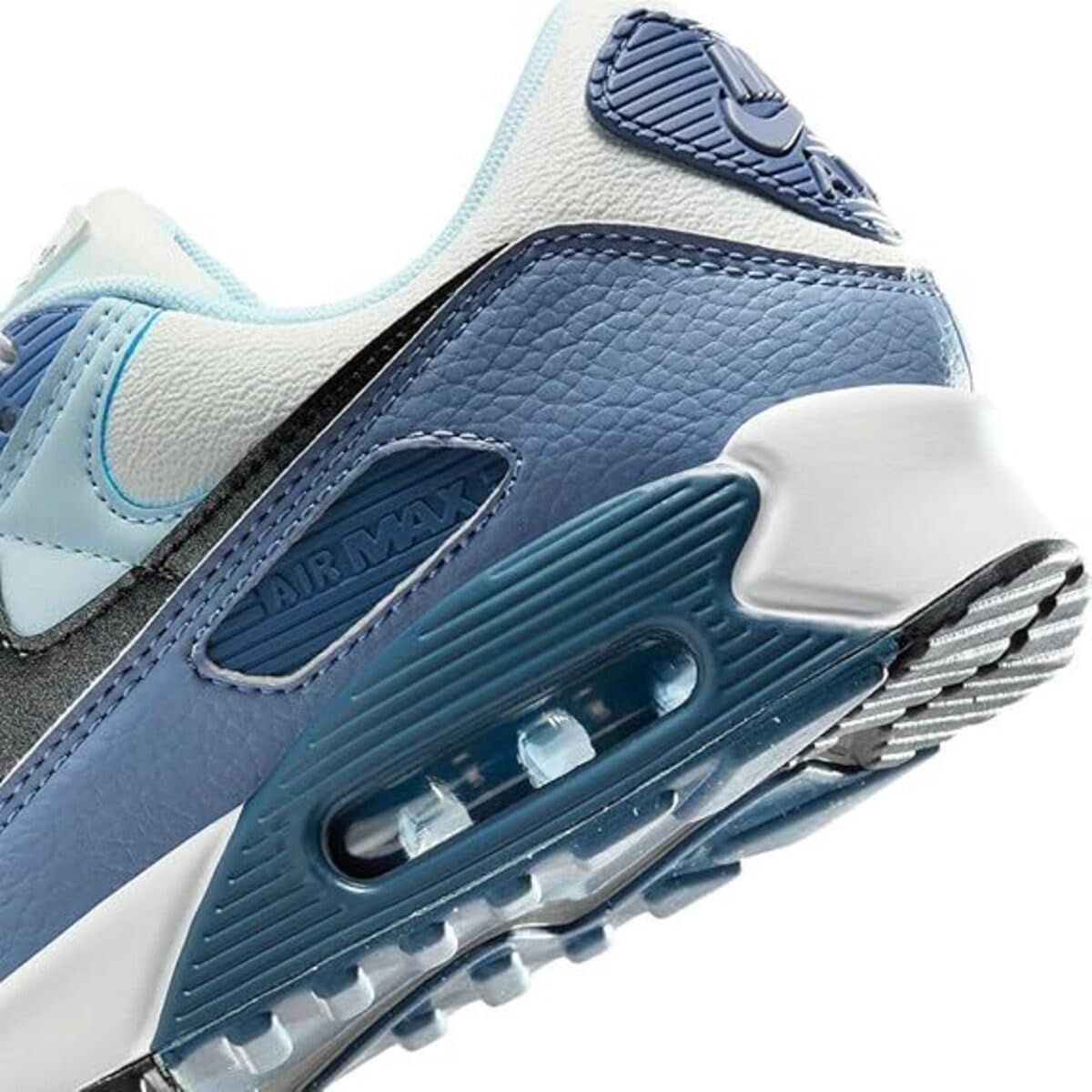  ナイキ エア マックス 90 W AIR MAX サミットホワイト ブルー ブラック HM 8128 100 24 0 cm トレイルランニングシューズ アウトドアシューズ