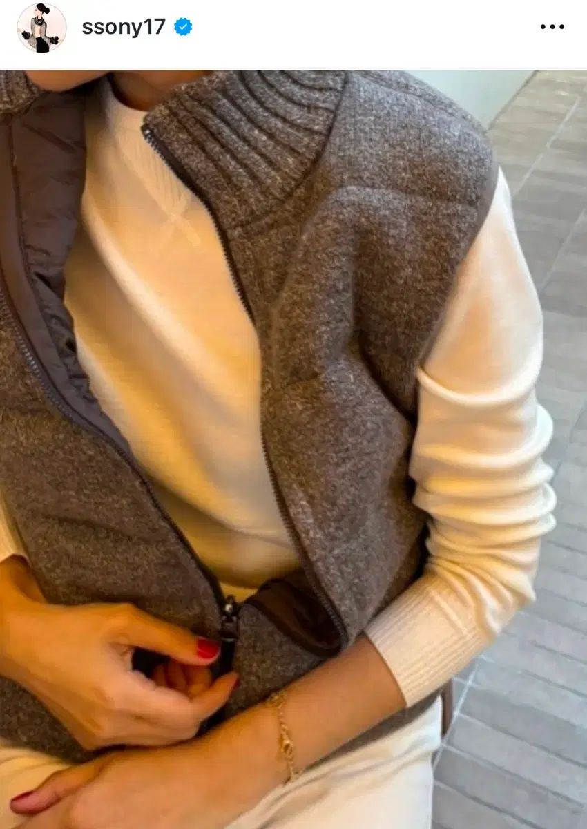 775 wismart ニット ダウンベスト