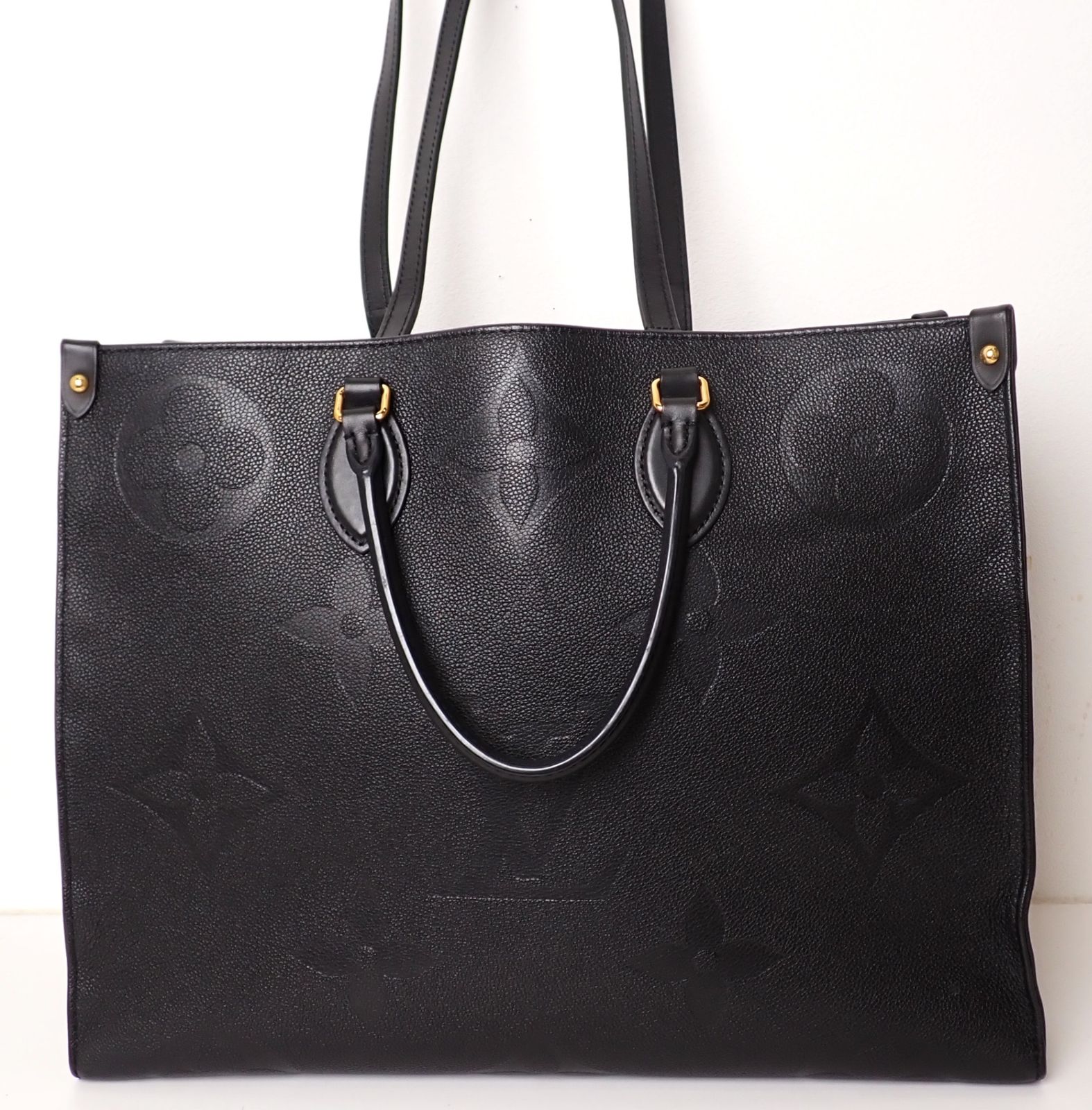 Louis Vuitton ルイヴィトン オンザゴーGM モノグラムアンプラント M 44925 ノワール RFID ICチップ内蔵 ブラック 黒 ハンドバック