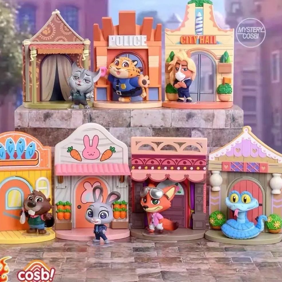 6種セット 海外限定 ディズニー ズートピア2 COSBI HOTTOYS アソート