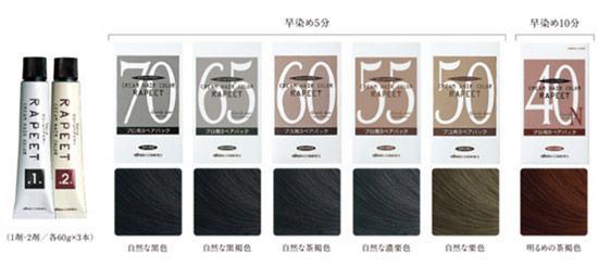 イリヤ ラピートクリームヘアカラー 各60 g セット