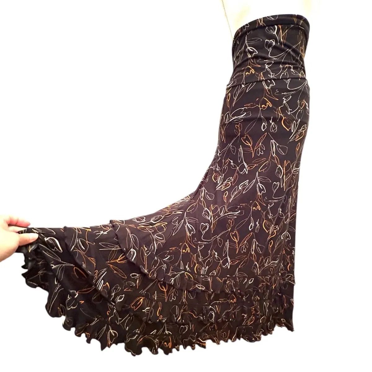 フラメンコ ストレッチファルダ 3段黒ボタニカル Mサイズ - メルカリ