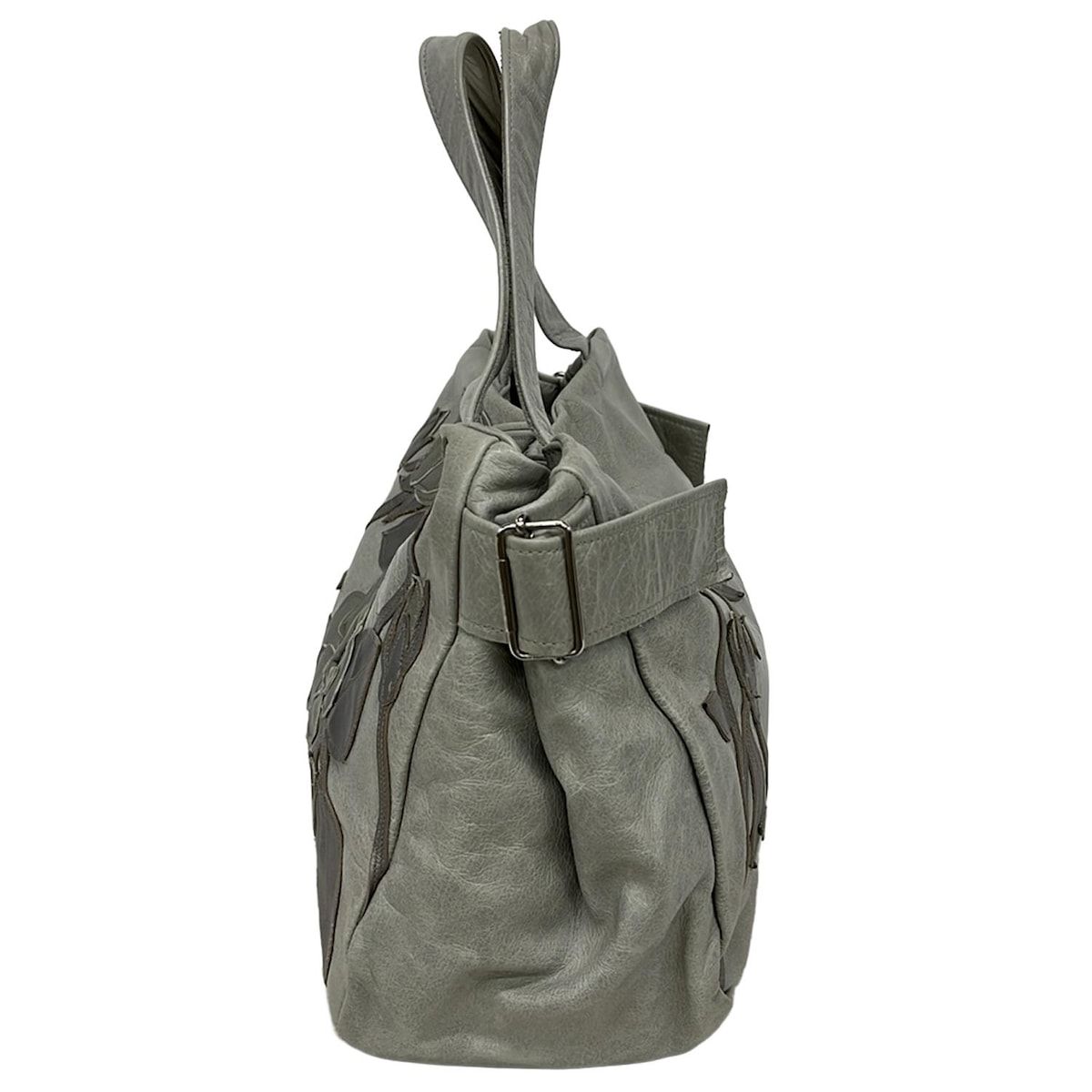 Susannah Hunter(スザンナハンター) ハンドバッグ美品 - ライトグレー