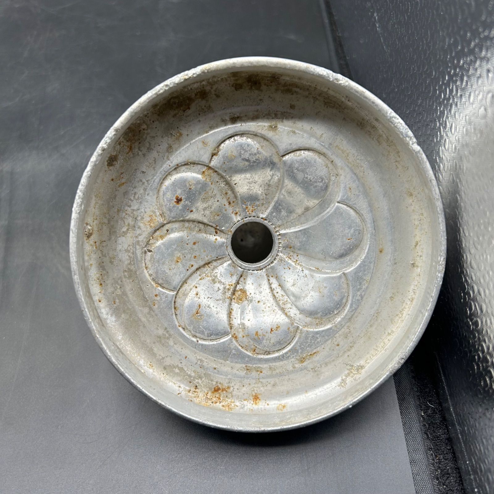 昭和レトロ お菓子瓶 ガラス あめや瓶 アルミ蓋 駄菓子 当時物