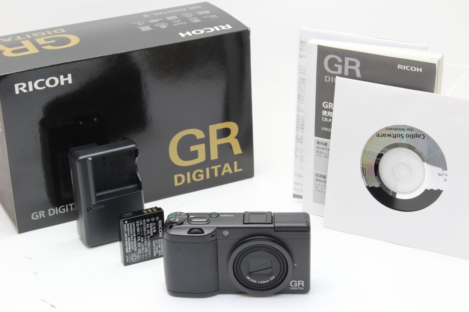 AA (新品級) RICOH リコー GR DIGITAL II 2 ショット数わずか77回 初期