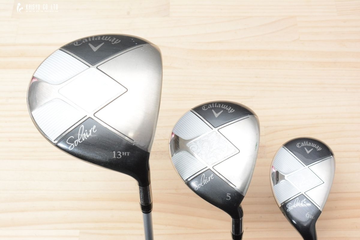 女性用 初心者向け キャロウェイ Solaire ソレイル レディース ゴルフセット 8本セット フレックスL 初心者セット