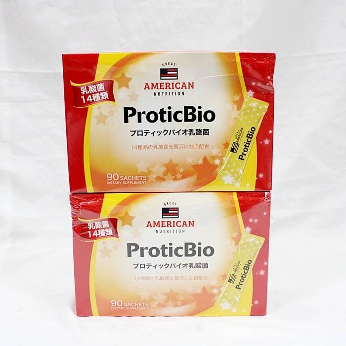プロティックバイオ乳酸菌 3 g スティック x 90 包 2箱 賞味期限 2027 8 12