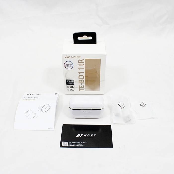 美品】AVIOT アビオット 完全ワイヤレスイヤホン TE-BD11tR ポーラー