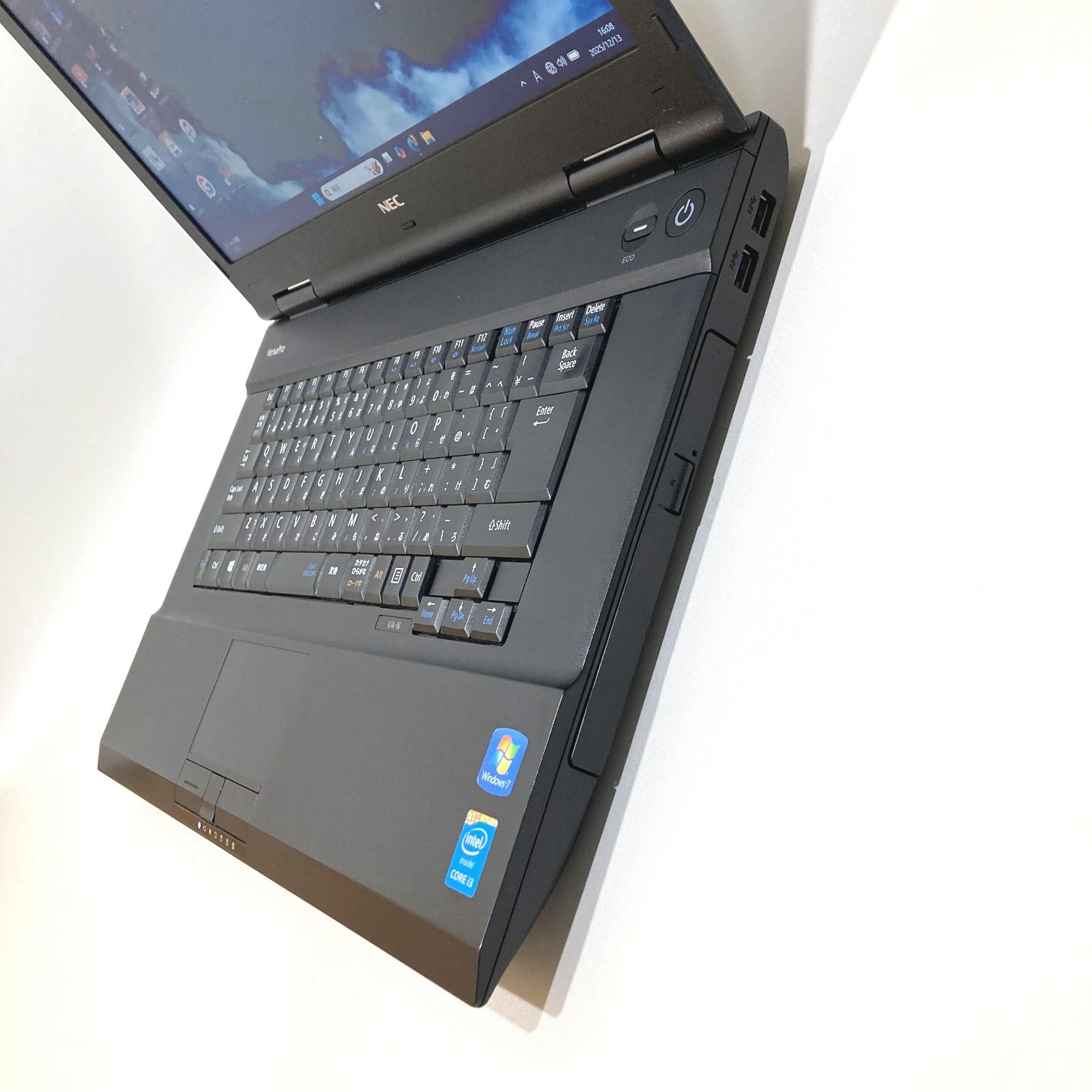 初心者向け✨快適i3・大画面・DVD◇黒◇すぐ使えるノートパソコン