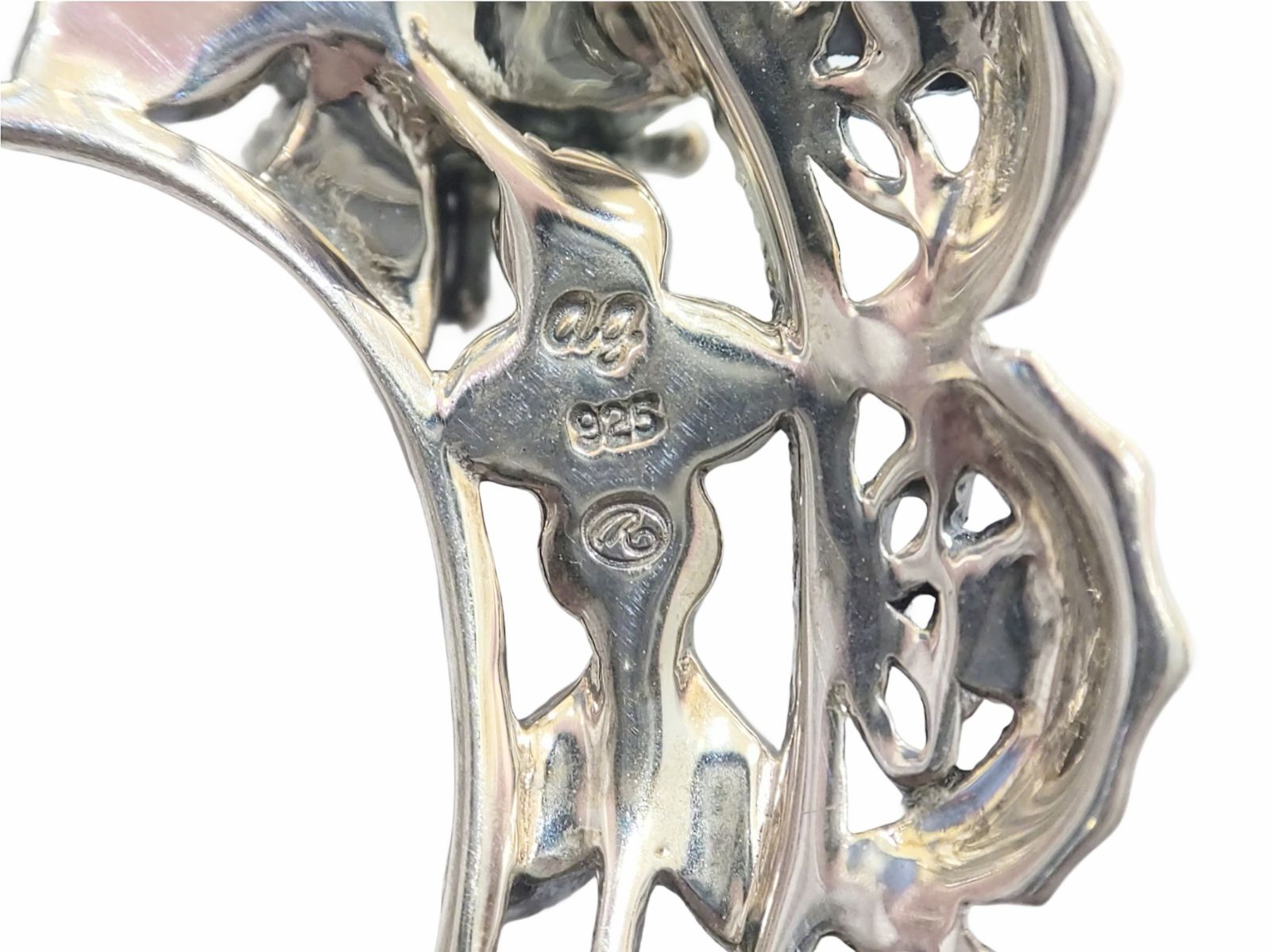 碌山 ロクザン ラピスラズリ ペンダントトップ/ブローチ 2way パール