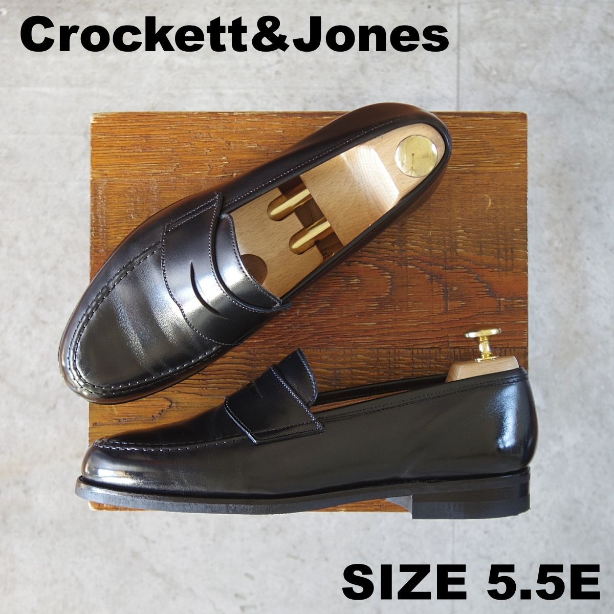 美品☆クロケット&ジョーンズ 5.5E【定価￥127,600-☆BOSTON 2 