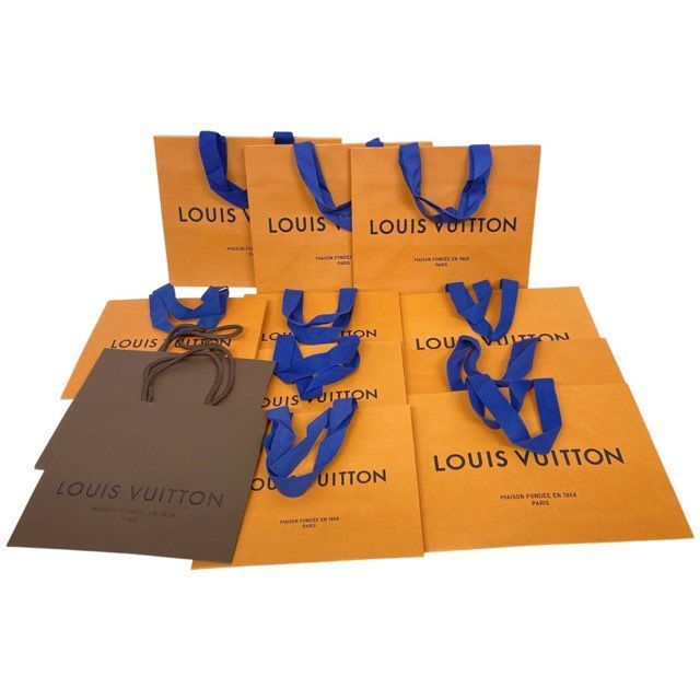 ルイヴィトン 紙袋 12枚 セット 小物用 財布用 長財布用 ショッパー袋