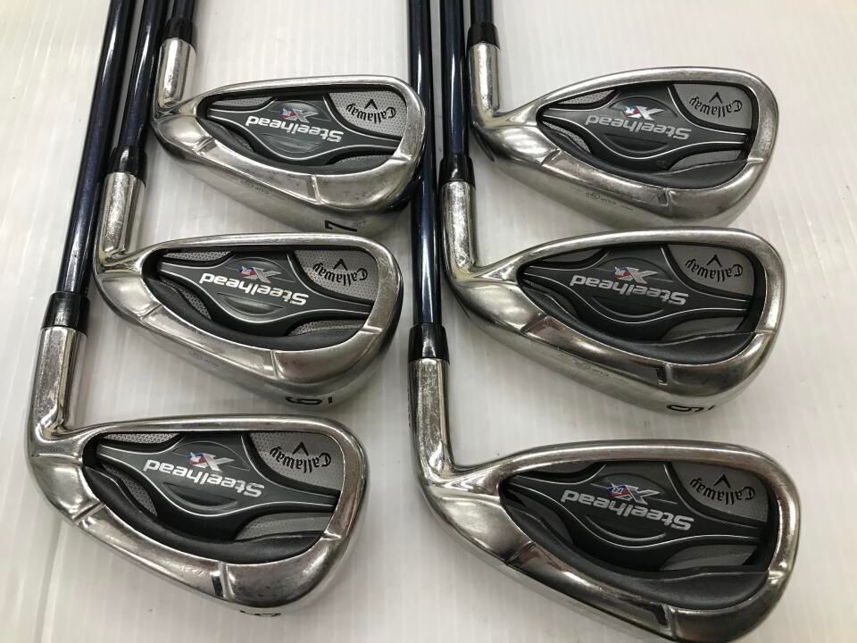 キャロウェイ Steelhead XR XR Sフレックス アイアンセット 中古【最短