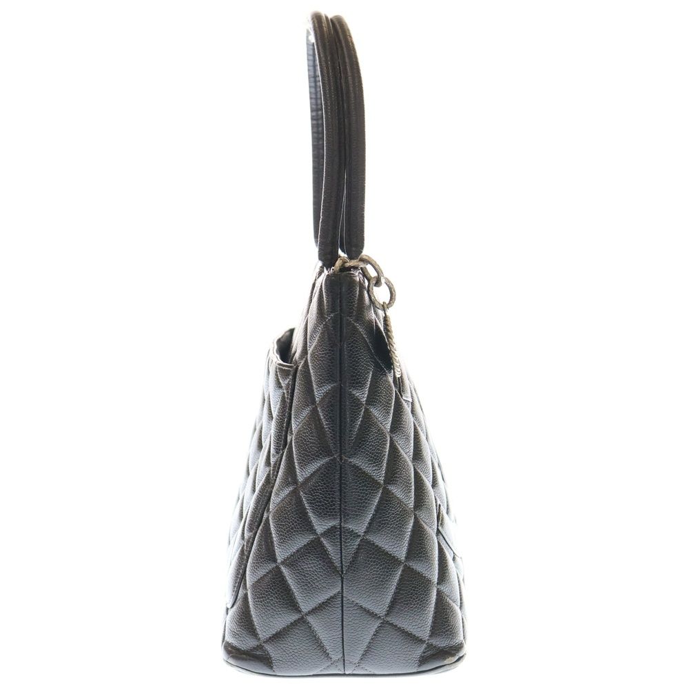 CHANEL (シャネル) ココマーク キャビアスキン 復刻トート レザー