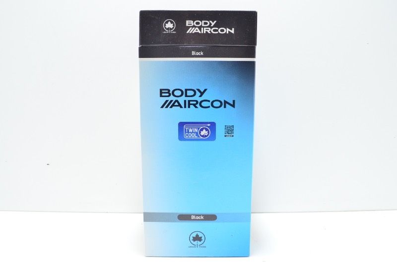 ロゴス LOGOS ボディエアコン ツインクール Black ファン付きベルト