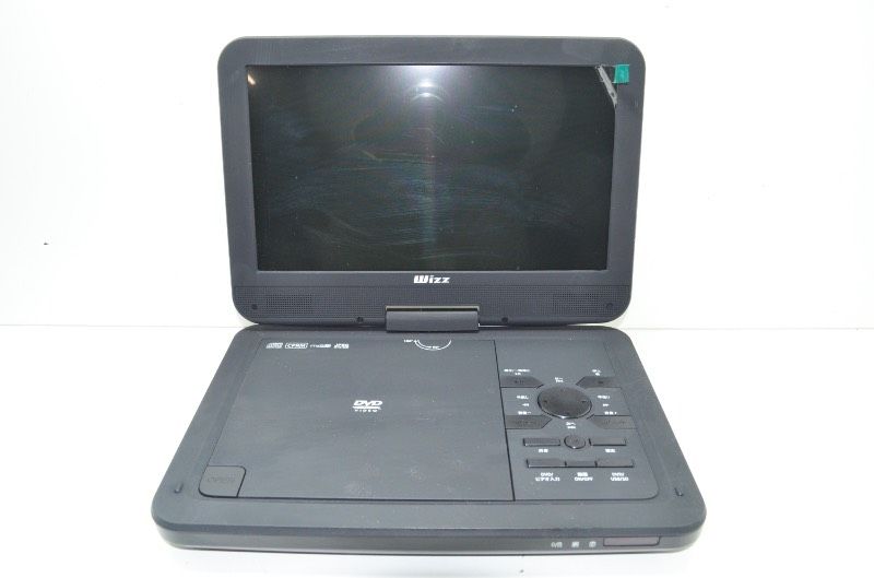 送料無料】 ウィズ Wizz ポータブルDVDプレーヤー DV-PW1040 10.1