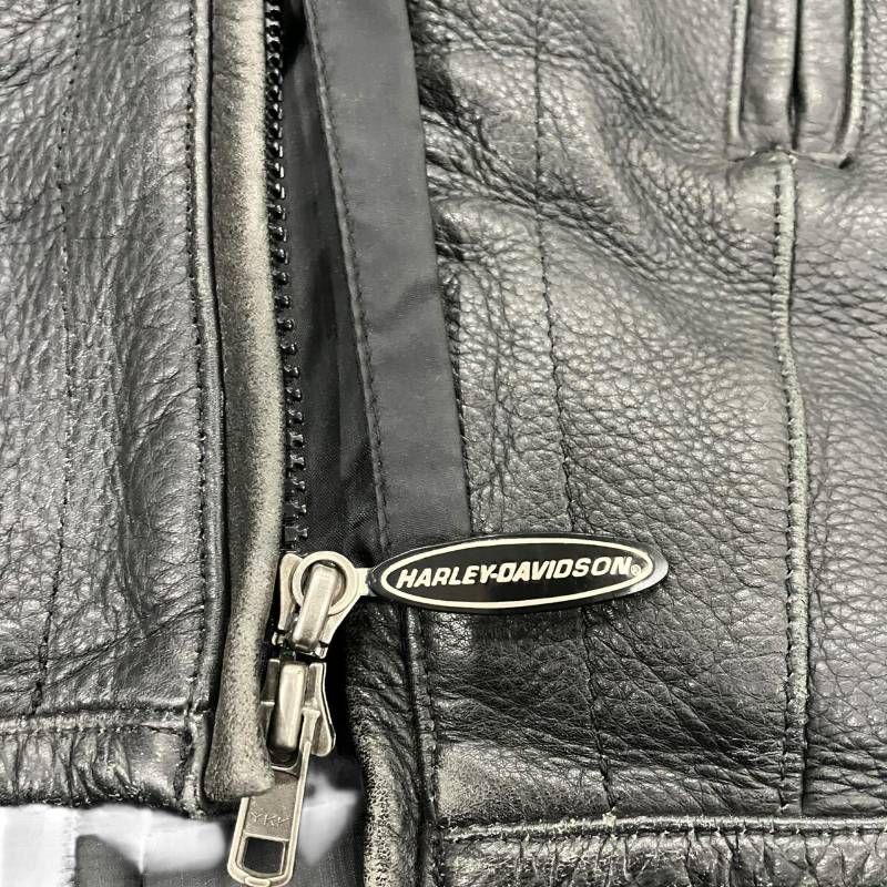 ハーレーダビッドソン レーザージャケット 革ジャン FXRG インナー付 L ハーレーダビッドソン レーザージャケット 革ジャン FXRG インナー付 L