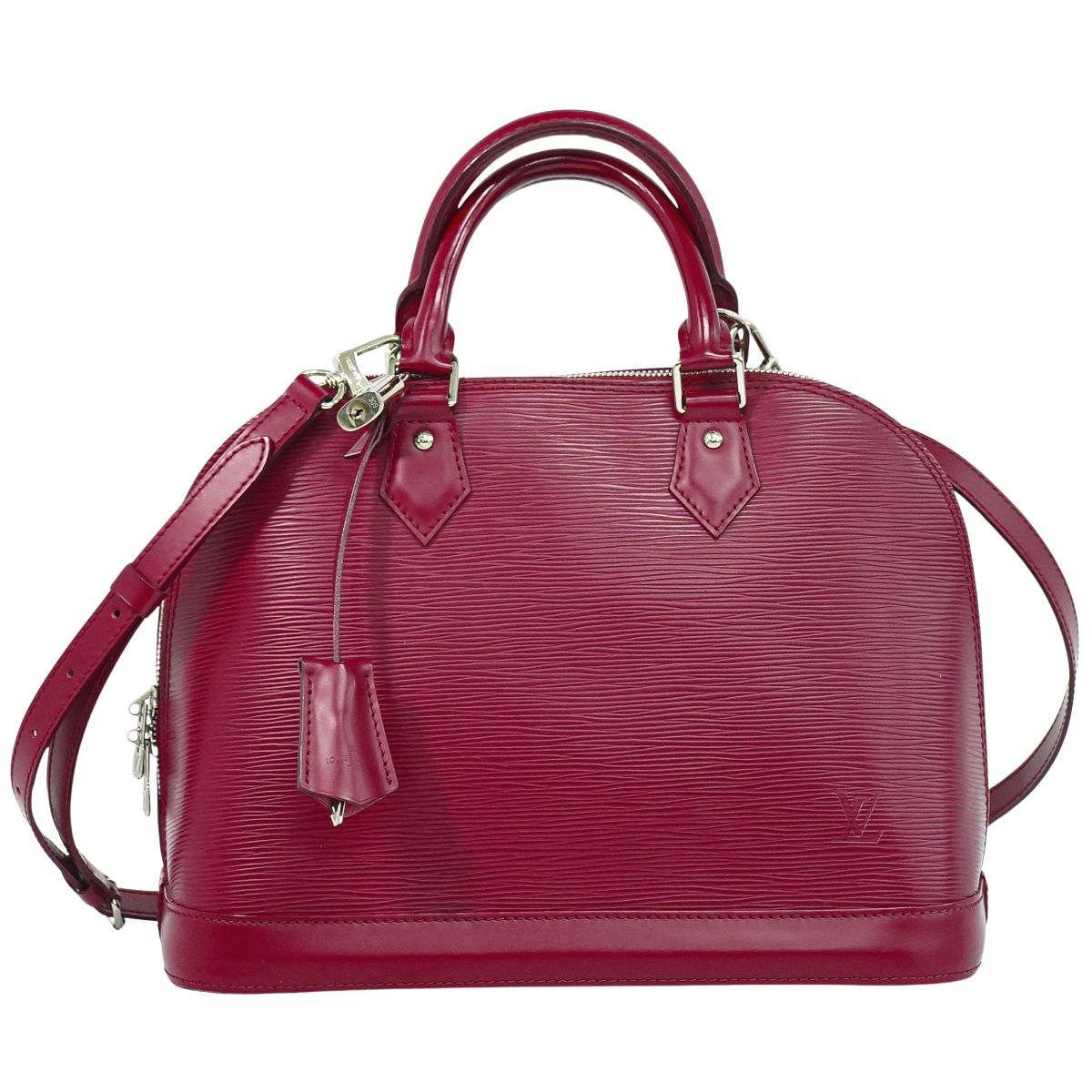 極美品 ルイヴィトン エピ アルマ PM フューシャ M40490 ハンドバッグ LOUIS VUITTON（ルイ・ヴィトン） ショルダーバッグ 2WAYバッグ アルマ