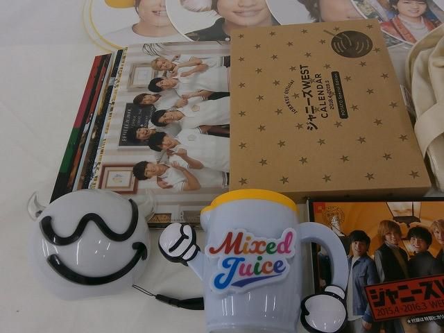 中古品 WEST. 中間淳太 ツアーグッズ 他 ショッピングバッグ ペン