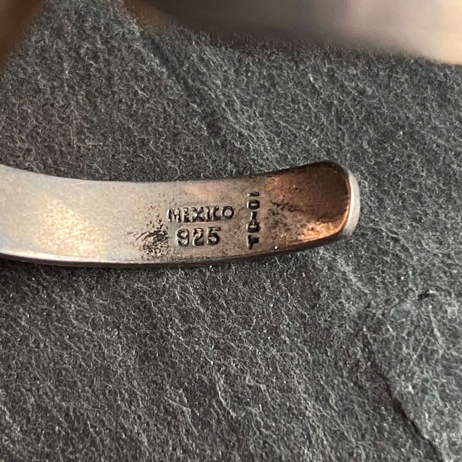 MEXICO TAXCO TC‐01 STERLING SILVER925 シルバー925 オニキス リーフ