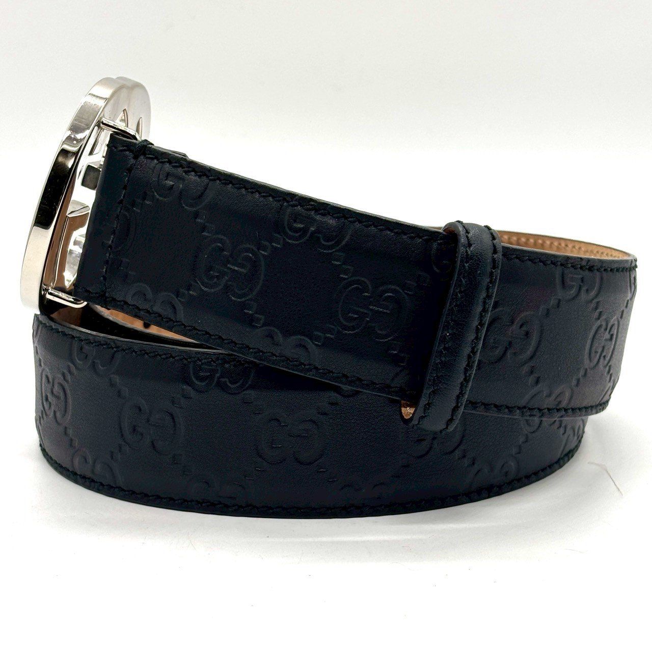 腰元で品格を語る一本】 GUCCI グッチ ベルト グッチシマ インター