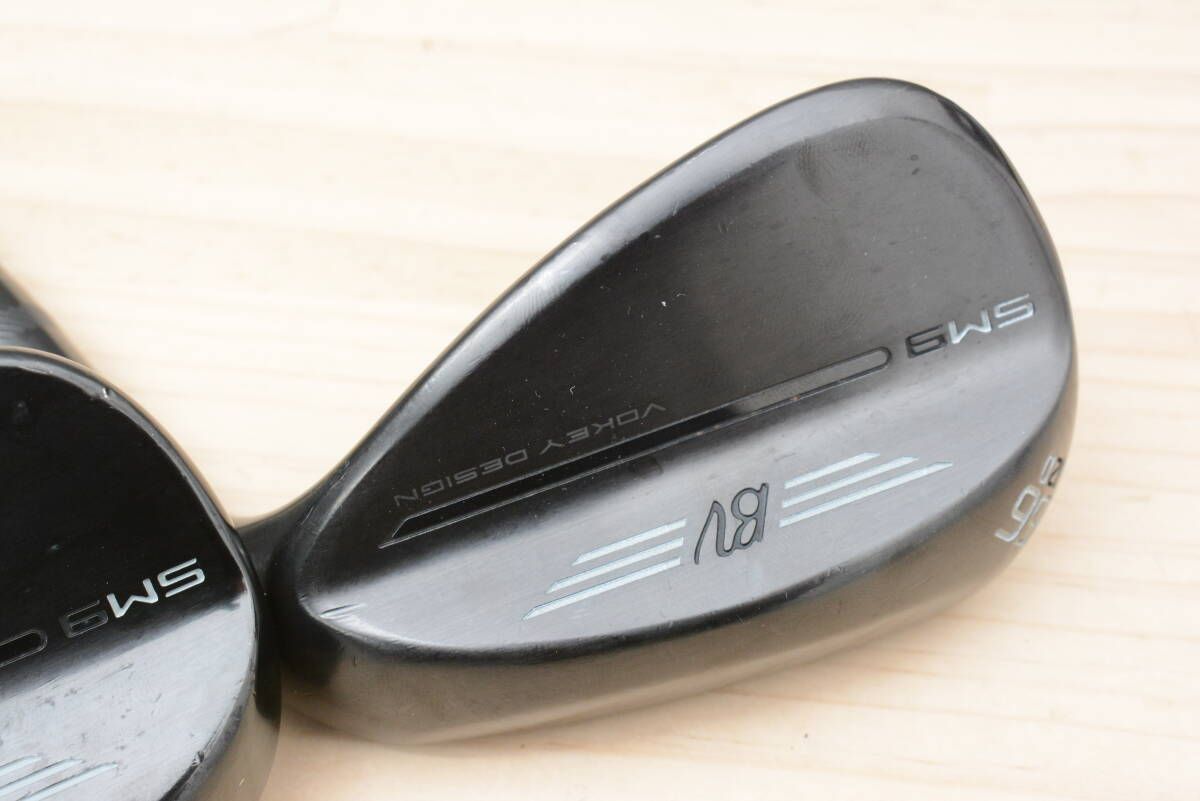 WG 2本セット タイトリスト VOKEY SM 9 JET BLACK Premium Limited ウェッジ 52° 56° 2本 Dynamic G ONYX フレックスS 200