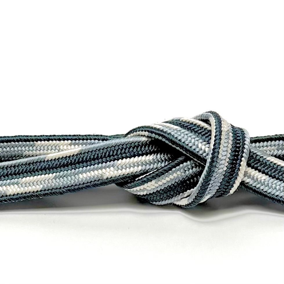 帯締め 渡敬 貝の口 雲柄立分 より房 0256