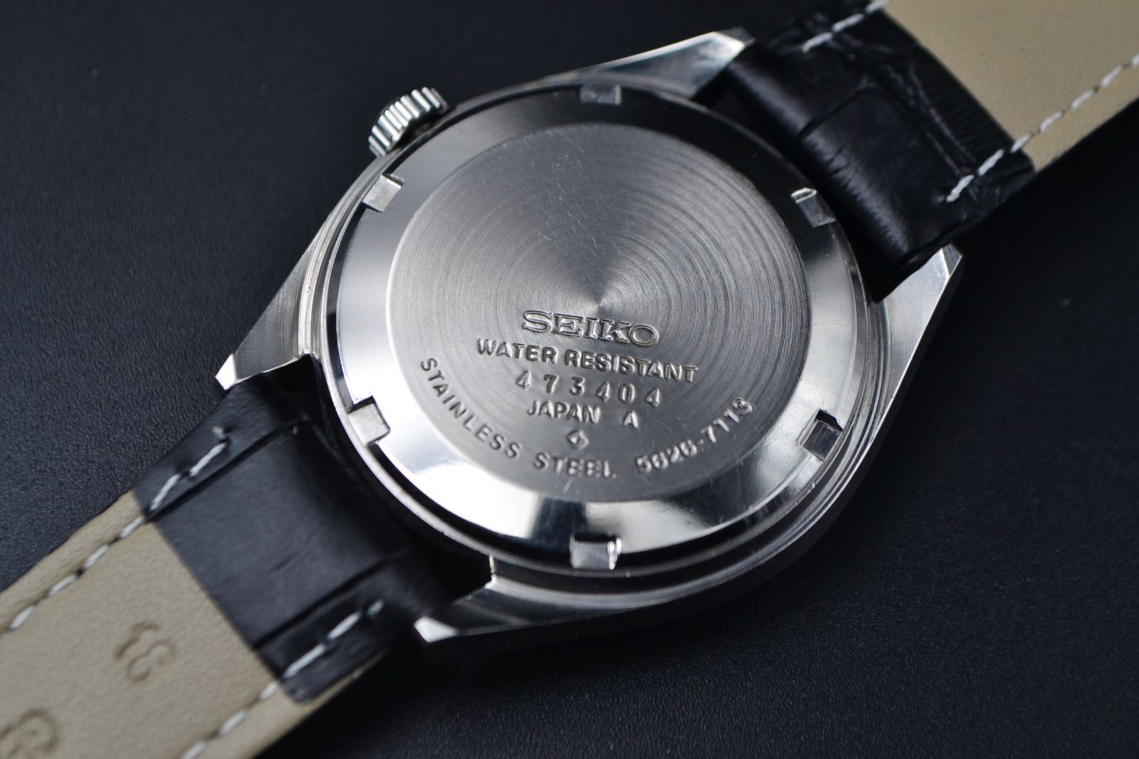  OH済 SEIKO キングセイコー 56KS メダリオン ベージュ系 自動巻き時計 腕時計(アナログ)